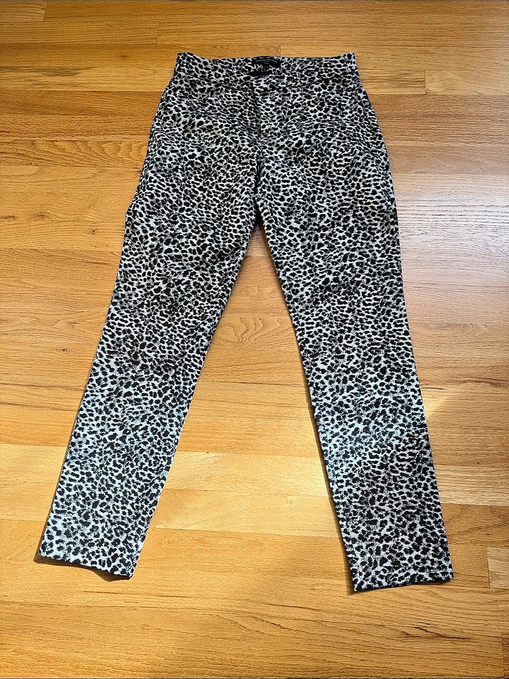 Banana Republic Sloan Leopard Print Pants Size 2
